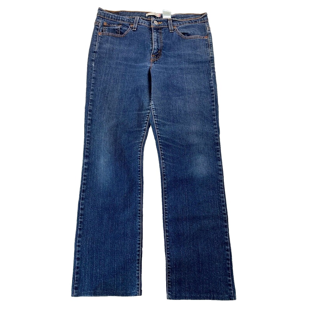 VTG Y2K‎ Levi's 505 Straight Jean Women's 30 x 26 Blue Denim Wide Leg